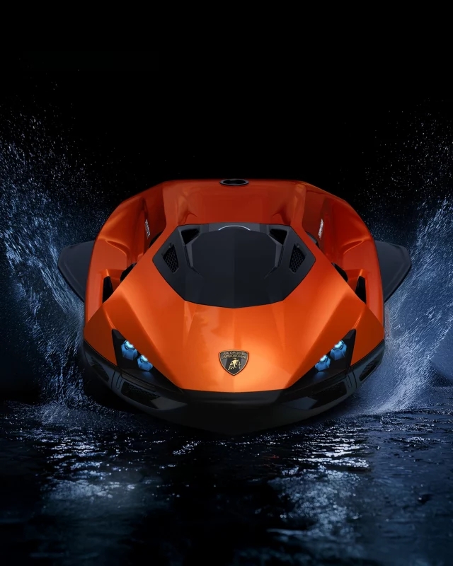 An unmistakable design. Engineered to break limits. The SEABOB SE63 for Automobili Lamborghini.

Automobili Lamborghini’s design DNA is clearly visible in the look and feel of the SEABOB SE63. In the cockpit the SE63 features the legendary start button together with the central carbon element, well known from Lamborghini super sports cars. 

Technical parts made from titanium and magnesium as well as a carbon fibre motor shaft in the drive system turn the SEABOB SE63 into a masterpiece of engineering.

#SEABOB #AutomobiliLamborghini #justbreaklimits