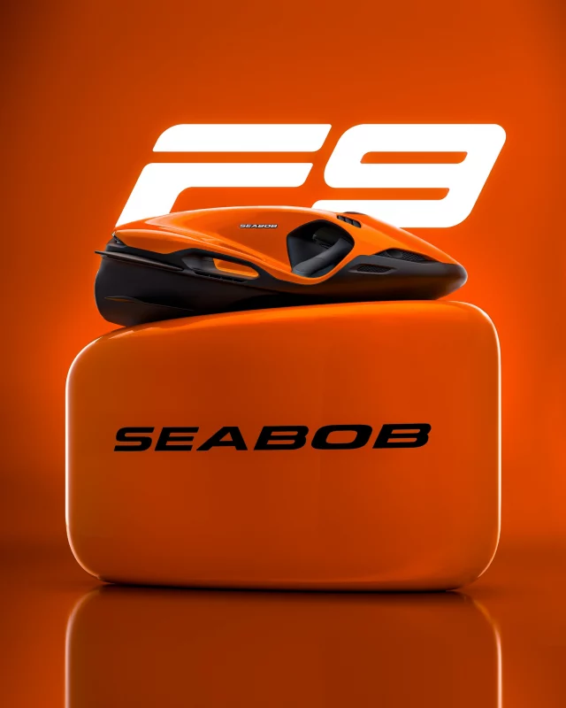This colour doesn’t blend in – it takes over.

The SEABOB F9 and F9S in Lio Orange. 

Fast. Sharp. Unmistakable. 
Design by Studio F. A. Porsche – Built to stand out in every element.
 
Not just seen, but recognized.
Every. Single. Time.
 
#SEABOB #PorscheDesign #yachttoys