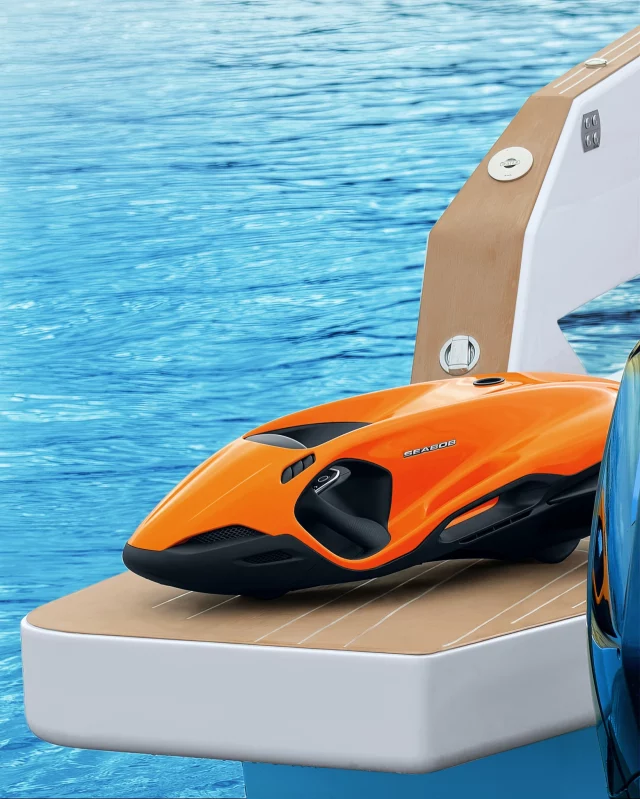 Bold, fast, unstoppable.

The SEABOB F9 in Lio Orange turns every yacht cruise into an unforgettable adventure.

#SEABOB #PorscheDesign #yachtlife #yachttoys