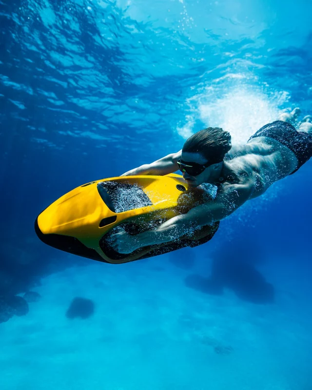 Dive in with power. Dive in with thrill.

The SEABOB F9 – Design by Studio F. A. Porsche represents the next level of underwater propulsion, where cutting-edge technology meets uncompromising precision.

And with every ride, it becomes more than performance – it becomes a feeling you’ll never forget.

#SEABOB #PorscheDesign #waterscooter