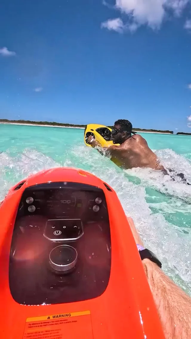 Let’s go! 

Jump in the water with your friends and make the ocean your highway. These are pure emotions and speed. Powered by the SEABOB F9.

#SEABOB #waterscooter #yachttoys
