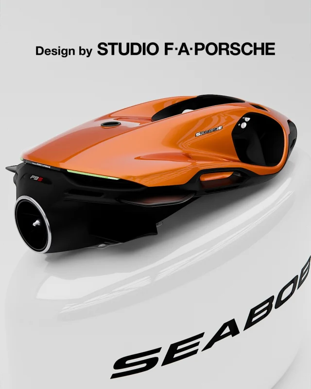 Pure electric power.

The SEABOB F9 combines a hydrodynamically optimized shape with intuitive operation for smooth and responsive movement through the water. 

Design by Studio F.A. Porsche.

#SEABOB #PorscheDesign #waterscooter