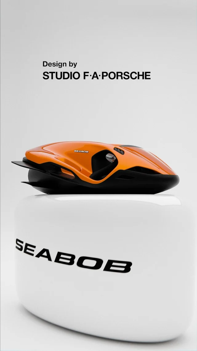 A high-performance watercraft defined by precision, agility and control. 

Designed by Studio F. A. Porsche, the SEABOB F9 translates advanced engineering into a distinctive design language. Every detail brings function and emotion together - uniting power and elegance in an intuitive experience on and below the surface.

#SEABOB #PorscheDesign #waterscooter