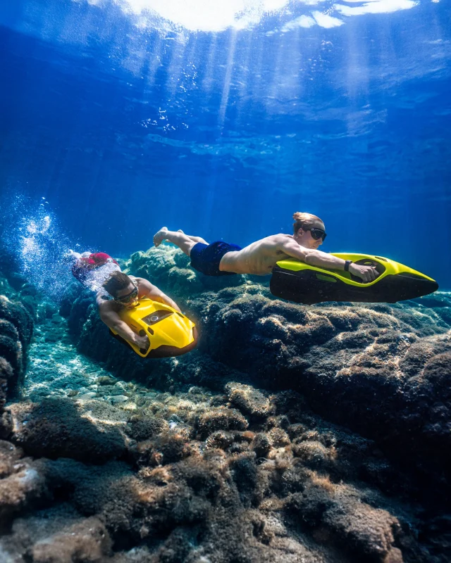 Moments of joy, shared beneath the surface.
Side by side, exploring a world beyond the ordinary.

#SEABOB #watertoys #waterscooter #oceanlover