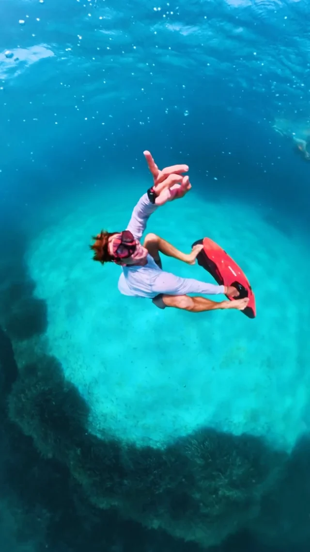 Embrace your inner child. 

#SEABOB #waterscooter #watertoys
