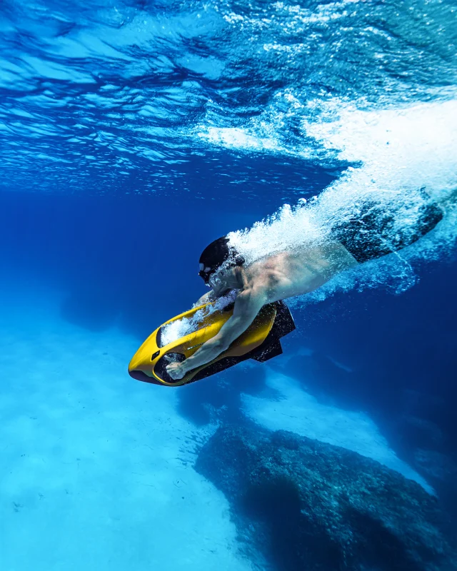 Dive into your next adventure.

#SEABOB #watertoys #waterscooter